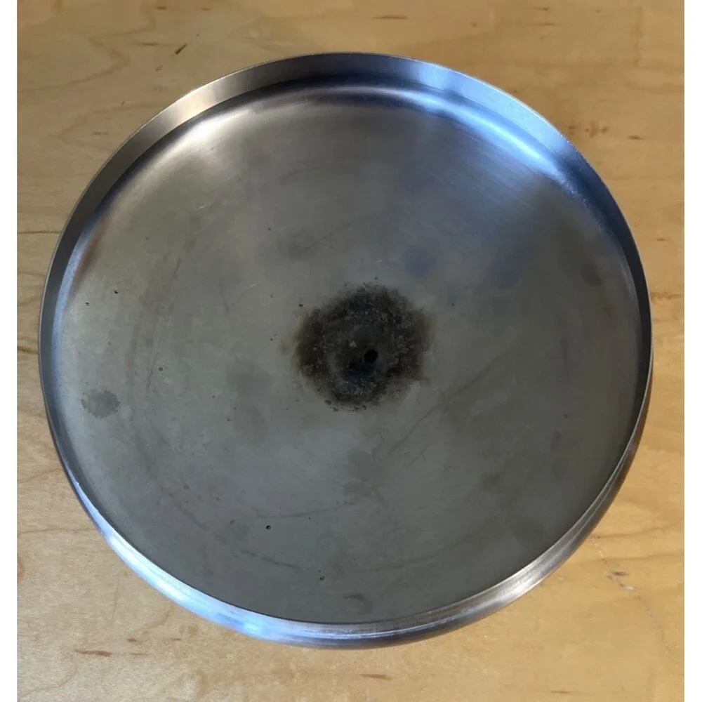 Vtg. Revere Ware 1 Qt Lid (5 3/8  Internal Diameter)  5 5/8